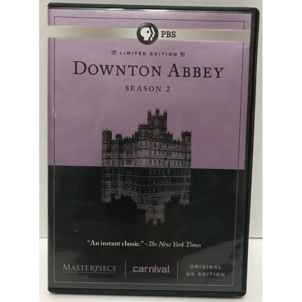 Downton Abbey Season 2 DVD TV Region 1 PBS Masterpiece "UK Version" Maggie Smith